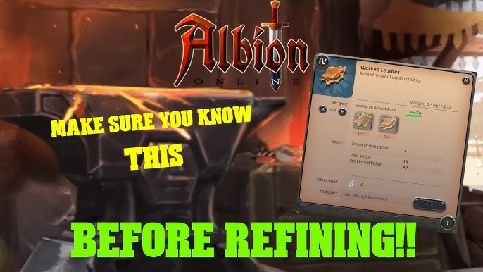 Albion 2d Refining Calculator  LANDS AWAKENED UPDATE Albion Online 