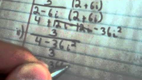 Rationalizing a Denominator with an Imaginary Number