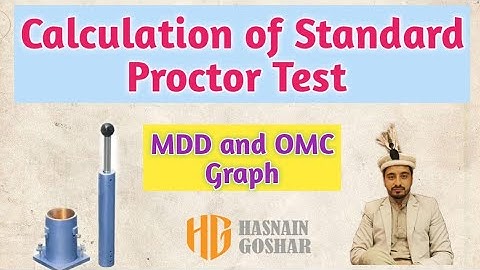 Calculation of Standard Proctor Test in Urdu/ Hindi with English Subtitles