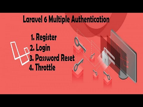 04  Laravel multiple authentication reset password,throttle,registration