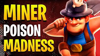 Miner Poison is UNSTOPPABLE in Clash Royale!