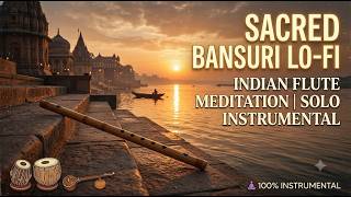 Sacred Bansuri Lo-Fi 🧘 Solo Indian Flute Meditation Music for Inner Peace & Deep Focus