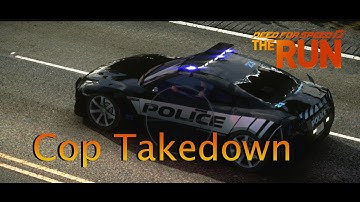 NFS The Run Cop Takedowns