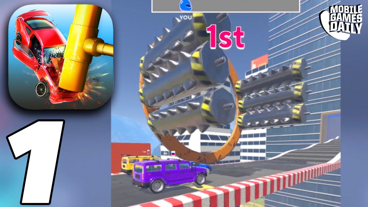 SMASH CARS! Gameplay Walkthrough Part 1 - Levels 1-10 (iOS Android