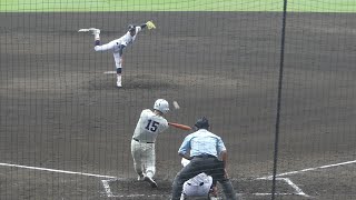 二松学舎大付 片井海斗 ホームラン(社高校戦/第104回全国高等学校野球選手権大会)