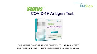 Lifesign Status Covid 19 Antigen Test