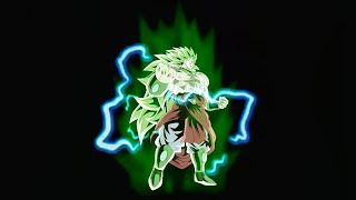 Legendary Super Saiyan 3 Aura Black Screen V3