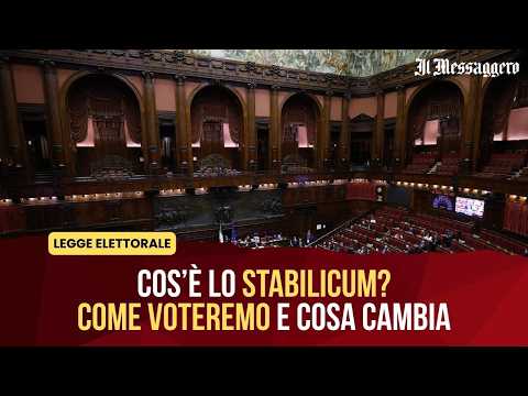 Video Legge elettorale, cosè lo Stabilicum? Come voteremo e che cosa cambia rispetto al Rosatellum