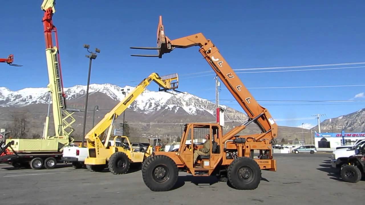 Telescopic Forklift Lull 6 000 Lb 42 Reach 4x4x4 Cummins Diesel For Sale 24 800 Youtube