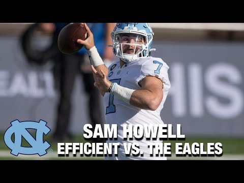 Video: Sam Howell Efficient in UNC's Win Over Boston College