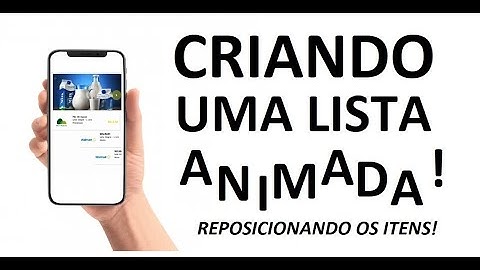 Listas Animadas com Delphi - Como reposicionar os itens da lista utilizando uma animação.