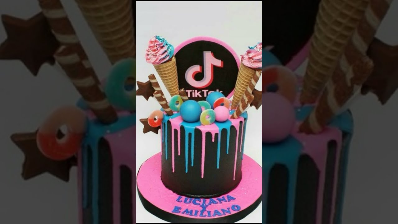TikTok birthday cake ideas for girl - Pictures #Shorts - YouTube