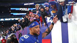 New York Giants' Saquon Barkley on contract situation: 'I'm numb to it'