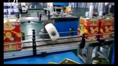 10-18L automatic square can sealing machine (manual bottom cover)