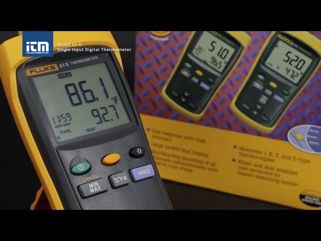 Handheld Digital Thermometer, Fluke 51 II