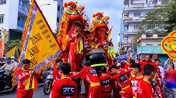 Tinh Anh Đường Khai Quang Điểm Nhãn Lân Sư Rồng 2023 Cúng Chùa Bà Thiên Hậu Quận 5