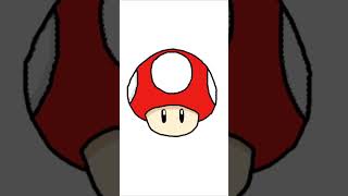 how to draw Mushroom 🍄 / SUPER MARIO