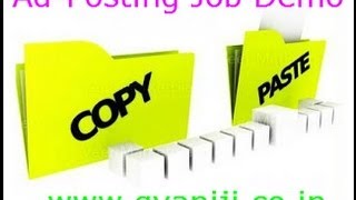Ad-Posting Home Based Job Demo,Post online Free Advertisements- SkyBiz.in