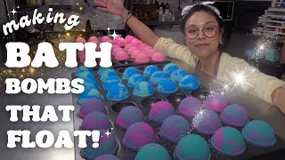 Elevate Your Bath Time:  Creating Floating Bath Bombs from Scratch!