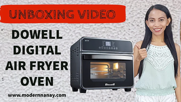 UNBOXING DOWELL DIGITAL AIR FRYER OVEN |