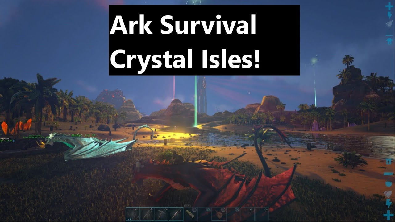 Ark Survival Crystal Isles- Blood and Crystal Wyvern! - YouTube