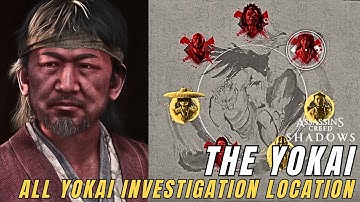 Side Quest - The Yokai - All Yokai Investigation Location | 4K