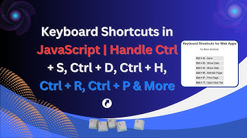 🚀 Master Keyboard Shortcuts for Web Apps with HTML, CSS, and JavaScript | Step-by-Step Guide ⌨️✨