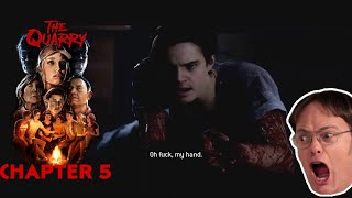Gruesome Moment! Dylan Getting Out Of Hand! The Quarry PS5 Gameplay Chapter 5 White Noise