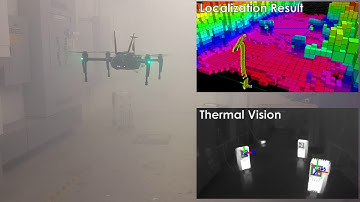 Marker based Thermal-Inertial Localization for Aerial Robots in Obscurant Filled Environments