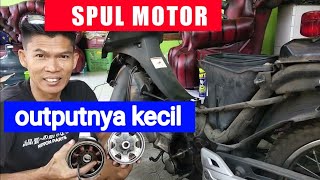 PENYEBAB SPUL PENGISIAN MOTOR OUTPUT NYA KECIL