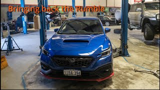 Making the 22+ Subaru WRX Sound better