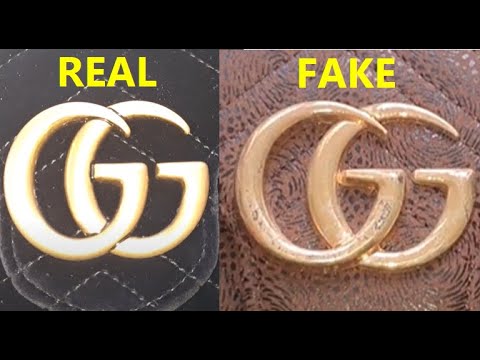 Gucci handbag real vs fake review. How to spot counterfeit Gucci