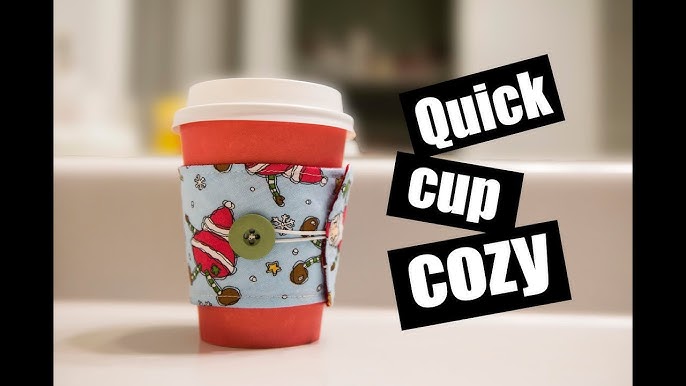 DIY Coffee Cup Sleeve Tutorial - Sew What, Alicia?