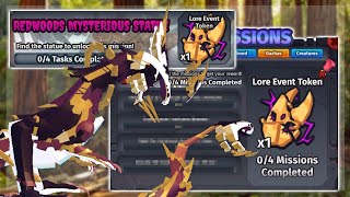 Lore Event // Redwoods Mysterious Statue Missions & Hellion Shrine Location!!|| Creatures of Sonaria