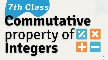 Commutative property of Integers Class 7 Math Chapter 1