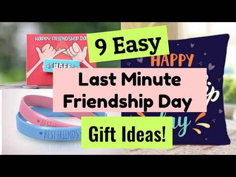 9 Easy & Simple Last Minute Gift Ideas! DIY Gift For BFF 💗 Friendship day  gift ideas 2022 