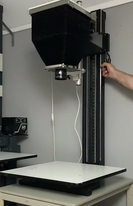 Sinar Norma camera as 8x10 enlarger