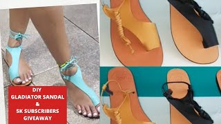 How To Create Handmade Sandals:DIY, Gladiator Sandal Pattern