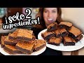 ¡BROWNIES con DOS INGREDIENTES! - 2 RECETAS DIFERENTES | DACOSTA'S BAKERY