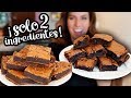 ¡BROWNIES con DOS INGREDIENTES! - 2 RECETAS DIFERENTES | DACOSTA'S BAKERY