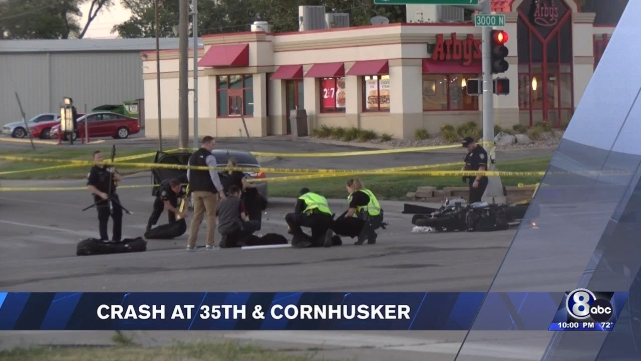 Lincoln man killed in motorcycle crash on Cornhusker Highway - YouTube