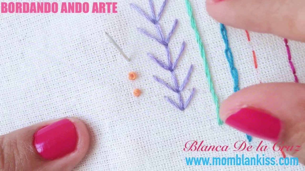 BORDAR NUDO FRANCES PASO A PASO