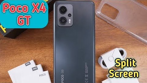 Split screen enable in Poco X4 GT, how to enable dual screen in Poco X4 GT,