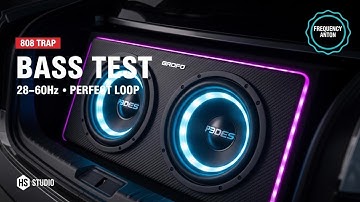 BASS TEST 🔊 808 Trap for Car Audio | 28–60Hz Subwoofer Demo | Perfect Loop