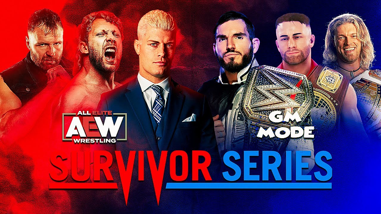 WWE2K20 GM Mode- Survivor Series PPV [GM Mode vs AEW]