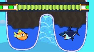 save the fish / pull the pin level save fish game pull the pin android and ios games / mobile game screenshot 1