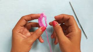 Crochet Magic Ring /क्रोशिया से मेजिक लुप ( रिंग ) बनाना सीखये