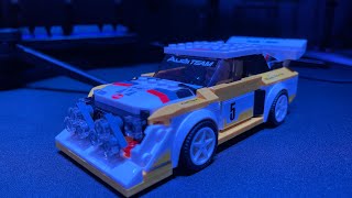 Lego Speed Champions 1985 Audi Sport quattro S1 76897 Time Lapse Build Set 4  of 5