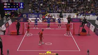 Thailand vs Philippines - Semi Final 1 - Double - Premier - ISTAF Sepaktakraw World Cup Kuala Lum…