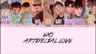 EXO - Artificial Love [Eng/Rom/Han] Picture   Color Coded Lyrics HD